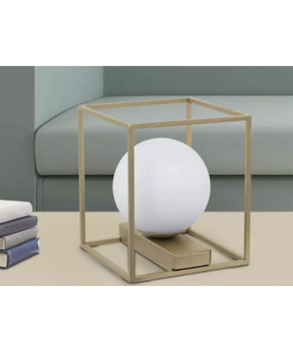 چراغ رومیزی شیائومی label EGLO gold cube atmosphere table lamp 97794C