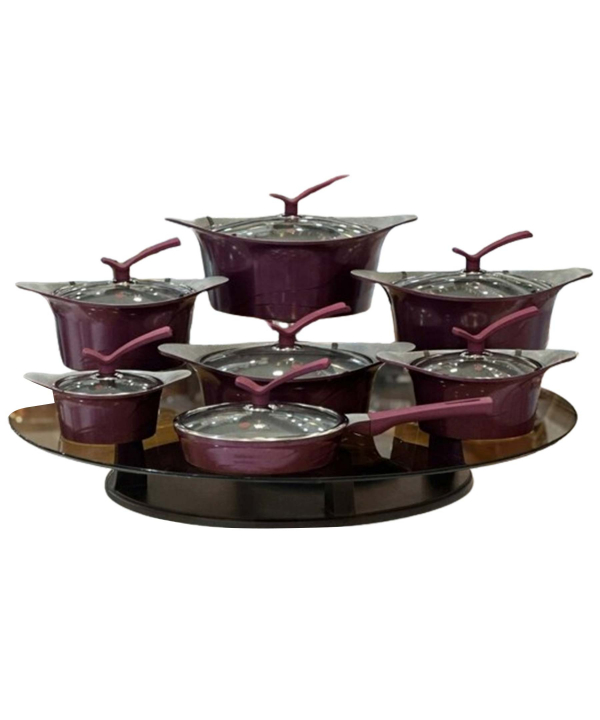 سرویس قابلمه 16 پارچه طرح کره ایC ام جی اس MGS کد 4219