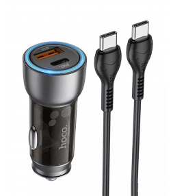 شارژر فندکی فست شارژ ماشین تایپ سی 43 وات هوکو NZ8
