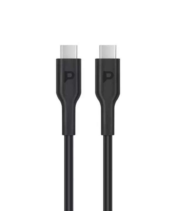 شارژر فندکی 130 وات همراه با کابل دو سر تایپ سی 90 سانتی متری پاورولوژی Powerology Ultra Quick Car Charger PCCSR007-C
