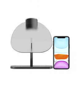 شارژر بی سیم رومیزی 30 وات و پایه نگهدارنده ایرپاد مکس، ایرپاد و آیفون ویوو WiWU M15 Hubble Stand Wireless Charger