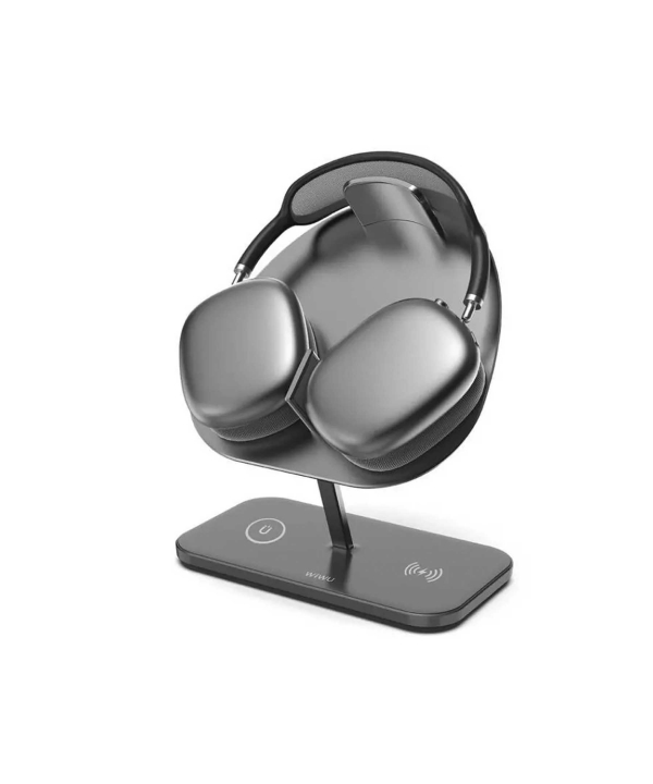 شارژر بی سیم رومیزی 30 وات و پایه نگهدارنده ایرپاد مکس، ایرپاد و آیفون ویوو WiWU M15 Hubble Stand Wireless Charger