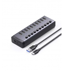 هاب 10 پورت USB 3.0 یوگرین Ugreen CM482 30779 10 Ports USB 3.0