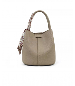 کیف دوشی زنانه چرمی با ظرفیت بزرگ Viney women's bag versatile leather portable bucket bag 4368