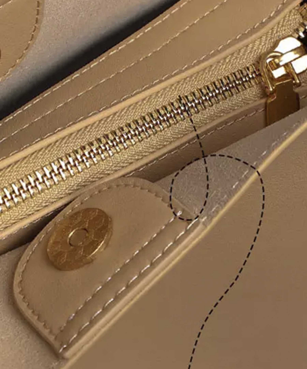 کیف دوشی زنانه چرمی با ظرفیت بزرگ new women's leather shoulder crossbody bag 5478