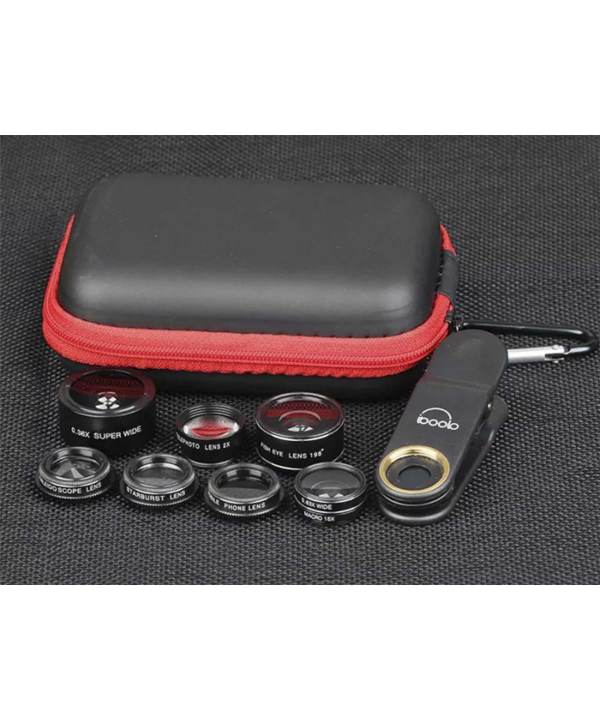 کیت لنز موبایل ایبولو Iboolo 8-in-1 Mobile Lens Kit