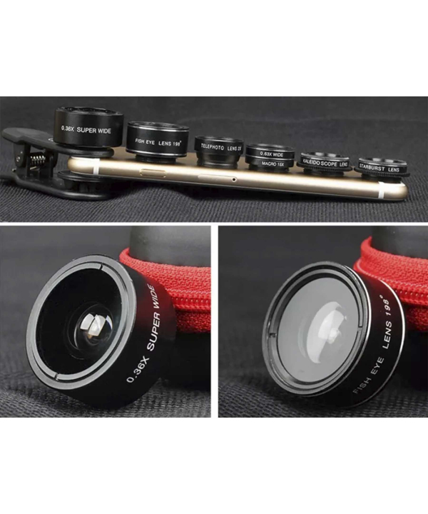 کیت لنز موبایل ایبولو Iboolo 8-in-1 Mobile Lens Kit