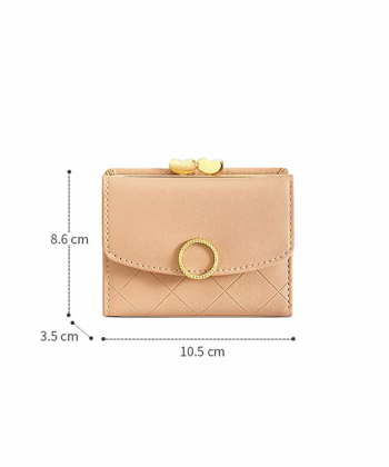 کیف پول زنانه کوچک تائومیک میک TAOMICMIC Y8958 women's diamond short style trifold wallet