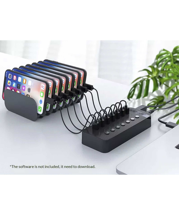 هاب پرسرعت 13 پورت اوریکو ORICO CT2U3-13AB Multi-Port Hub With Individual Switches USB3