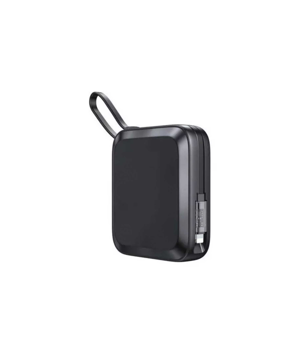 پاوربانک 10000 و شارژر بی سیم آهنربایی جویروم با کابل همراه لایتنینگ JOYROOM JR-L007 Magnetic Wireless Power Bank 22.5W