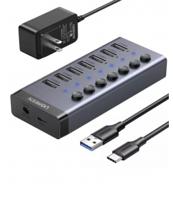هاب 7 پورت USB 3.0 یوگرین Ugreen CM481 30778 7 Ports USB 3.0