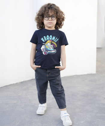 تیشرت آستین کوتاه پسرانه ملورینا مدل 8221