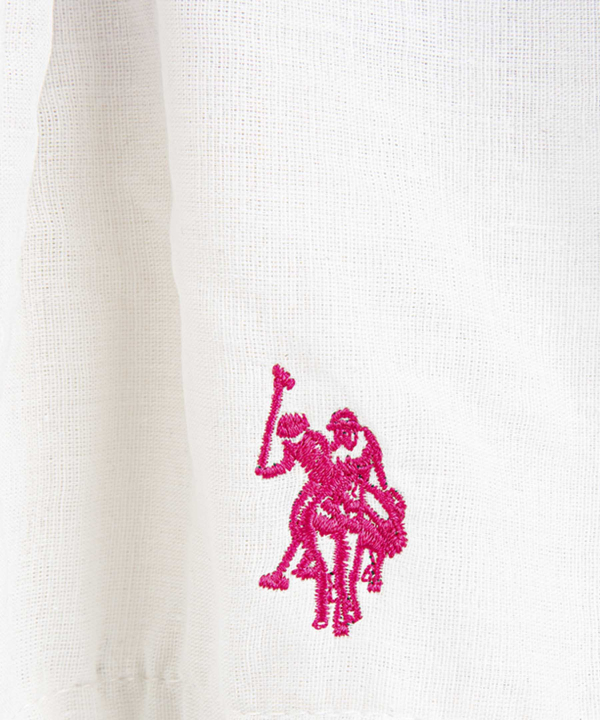 پیراهن دخترانه یو اس پولو کیدز US Polo Kids کد 6014B3