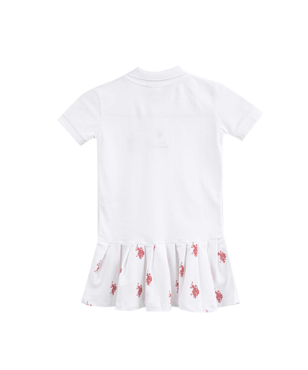 پیراهن دخترانه یو اس پولو کیدز US Polo Kids کد 6013B1