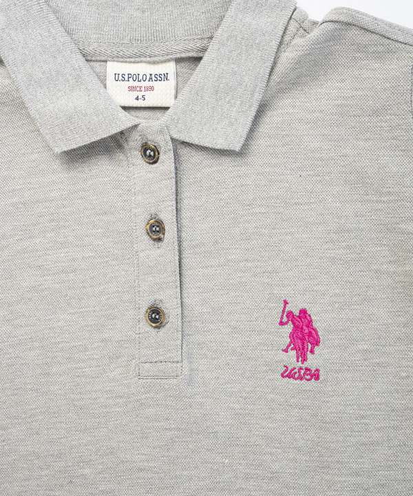 پیراهن دخترانه یو اس پولو کیدز US Polo Kids کد 6013B1