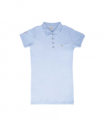 پیراهن آستین کوتاه دخترانه یو اس پولو کیدز مدل 6013A1