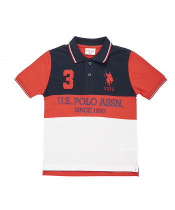 پولوشرت پسرانه یو اس پولو کیدز US Polo Kids کد 2013A8