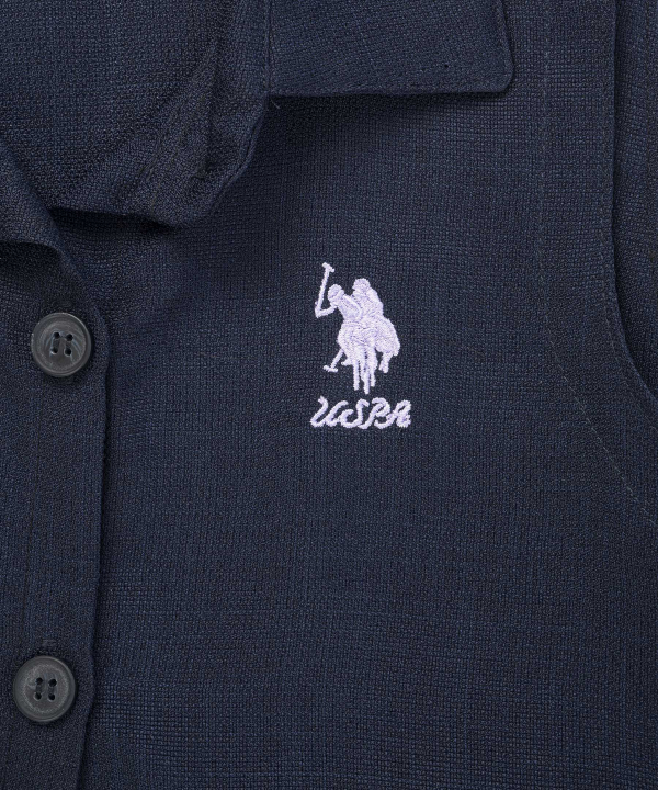 پیراهن دخترانه یو اس پولو کیدز US Polo Kids کد 6014B1