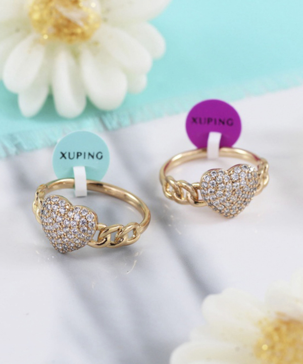 انگشتر زنانه ژوپینگ Xuping مدل قلب کد AAE-405