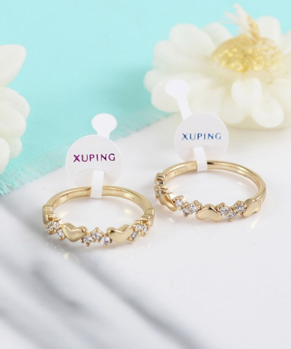 انگشتر زنانه ژوپینگ Xuping مدل قلب کد AAE-408