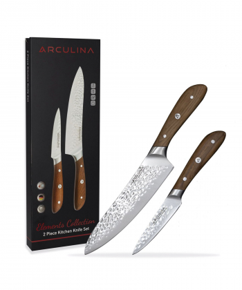 ست دوتکه چاقوی سرآشپز و میوه و سبزیجات آرکولینا Arkulina کد 1821