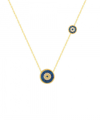 گردنبند چشم و نظر کوچک کیا گالری Kia Gallery کد RS-69