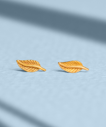 گوشواره میخی پر ریز کیا گالری Kia Gallery کد EM221