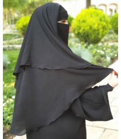 پوشیه زنانه حجاب برتر Hejab Bartar کد 00401