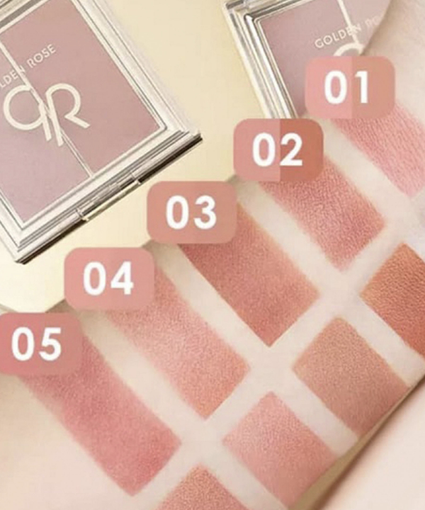 پالت رژگونه گلدن رز Golden Rose مدل Iconic Blush Duo