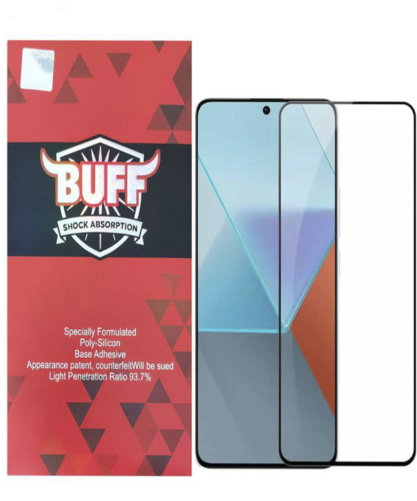 محافظ صفحه نمایش بوف مدل 5D مناسب برای گوشی موبایل شیائومی REDMI NOTE 13 PRO با گارانتی 6 ماهه شرکتی