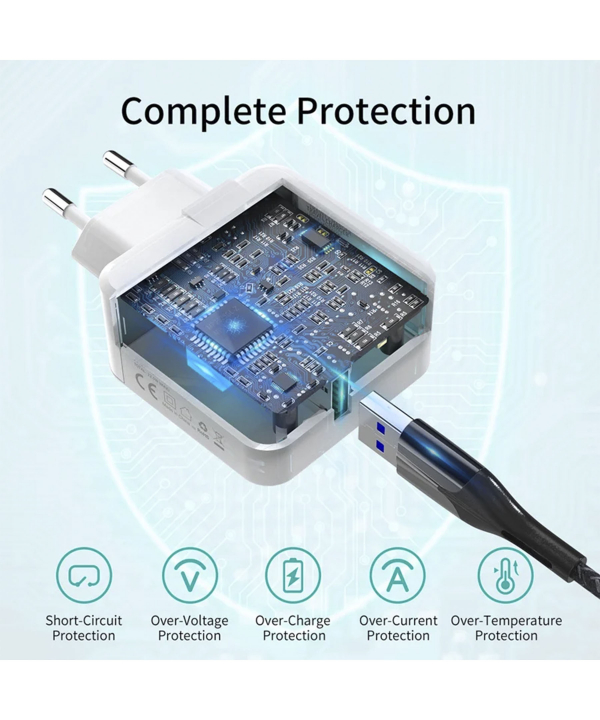 شارژر دیواری شارژ سریع 22.5 وات چویتک Choetech مدل Q5001
