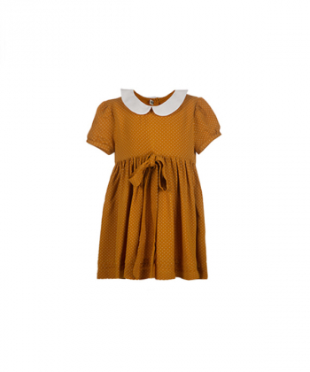 پیراهن دخترانه یقه ب ب دایان Dayan مدل شادا