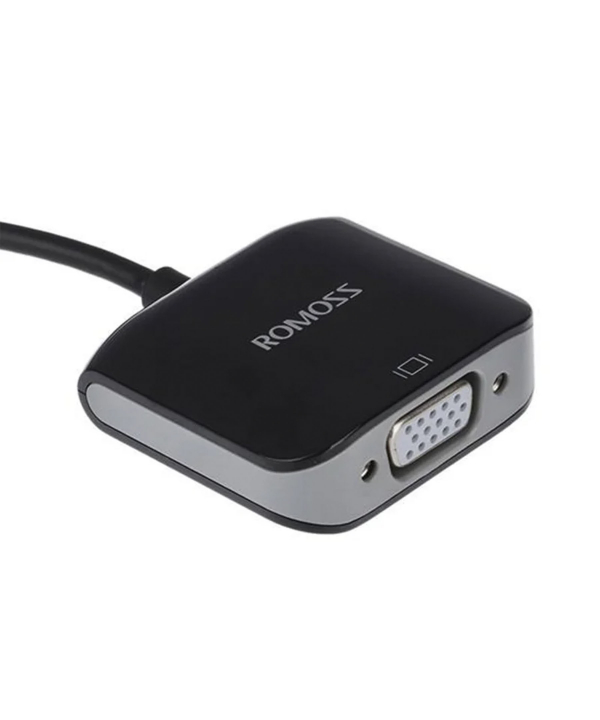 مبدل TYPE-C به VGA روموس Romoss مدل Romoss CH01V TYPE-C To VGA Adapter
