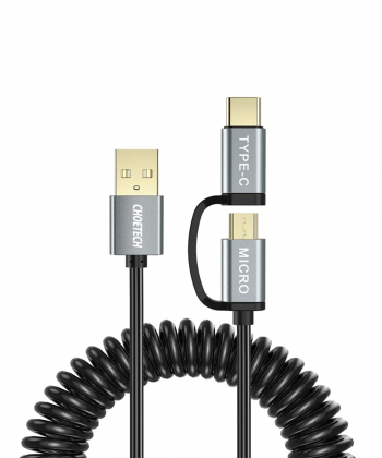 کابل 3 آمپر 2 در 1 USB Type C + Micro USB چویتک Choetech مدل XAC-0012