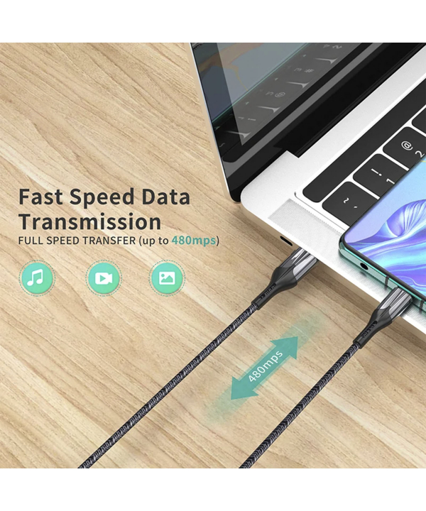 کابل 25 وات 5 آمپر USB A به USB C چویتک Choetech مدل AC0013