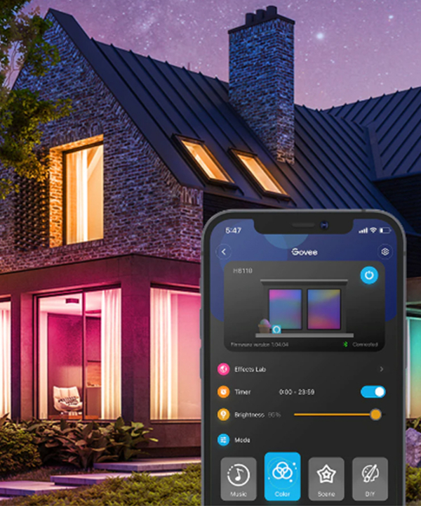 ریسه هوشمند 10 متری گووی Govee مدل RGB Smart WiFi + Bluetooth LED Strip H6110