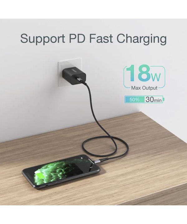 کابل 15 وات 3 آمپر USB C به Lightning چویتک Choetech مدل IP0039