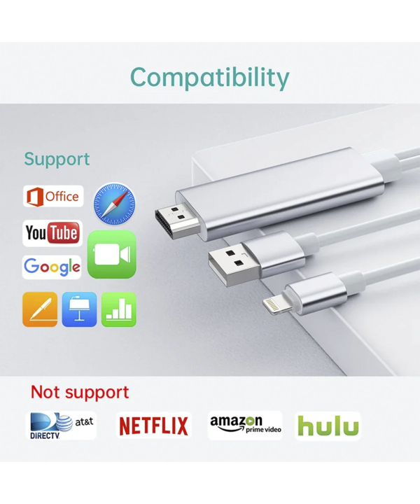 کابل آداپتور Lightning به HDMI چویتک Choetech HDTV مدل LH0020