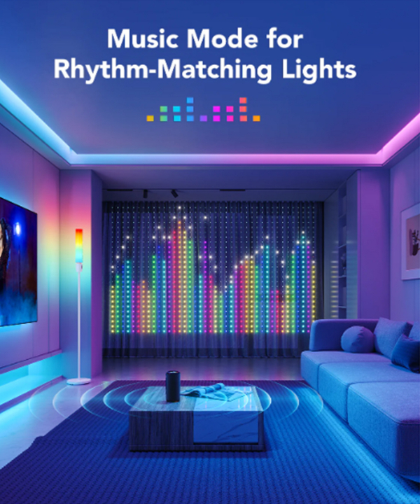 ریسه هوشمند پرده‌ای گووی Govee مدل Curtain Lights H70B1