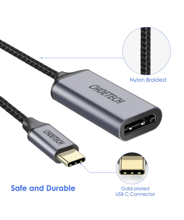 هاب 1 پورت USB-C به DP adapter چویتک Choetech مدل HUB-H11