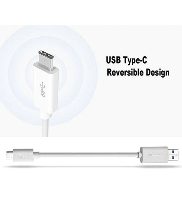 کابل 3 آمپر 1 متری 3.0 USB به USB C روموس Romoss مدل CB31
