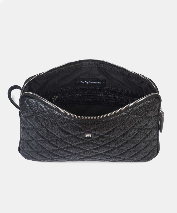 کیف کلاچ چرم طبیعی زنانه چرم نفیس Nafis Leather مدل 42000246