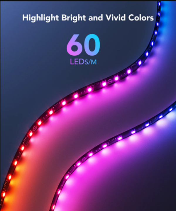 ریسه هوشمند مانیتور 27-34 اینچ گووی Govee مدل Gaming Light Strip G1 H6609