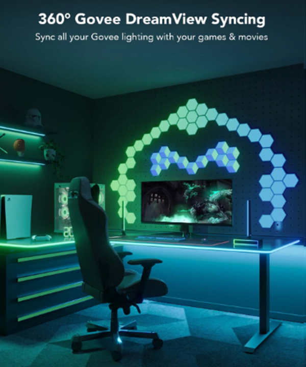ریسه هوشمند نئون فلکسی قابل برش گووی Govee مدل RGBIC LED Neon Rope H61C3