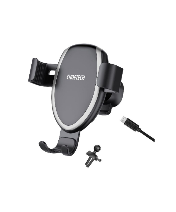 شارژر بی‌سیم شارژ سریع 10 وات و پایه نگهدارنده گوشی چویتک Choetech مدل T536-S