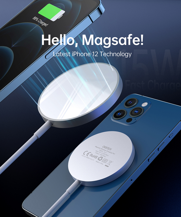 شارژر بی‌سیم شارژ سریع 15 وات Magsafe چویتک Choetech مدل T517