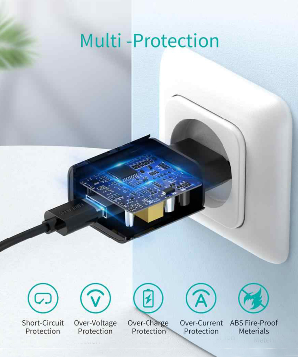 شارژر دیواری سریع 18 وات چویتک Choetech مدل Q5003