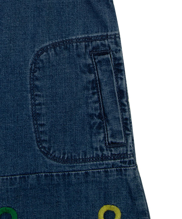سارافون دخترانه جین آستین حلقه ای جین وست Jeanswest