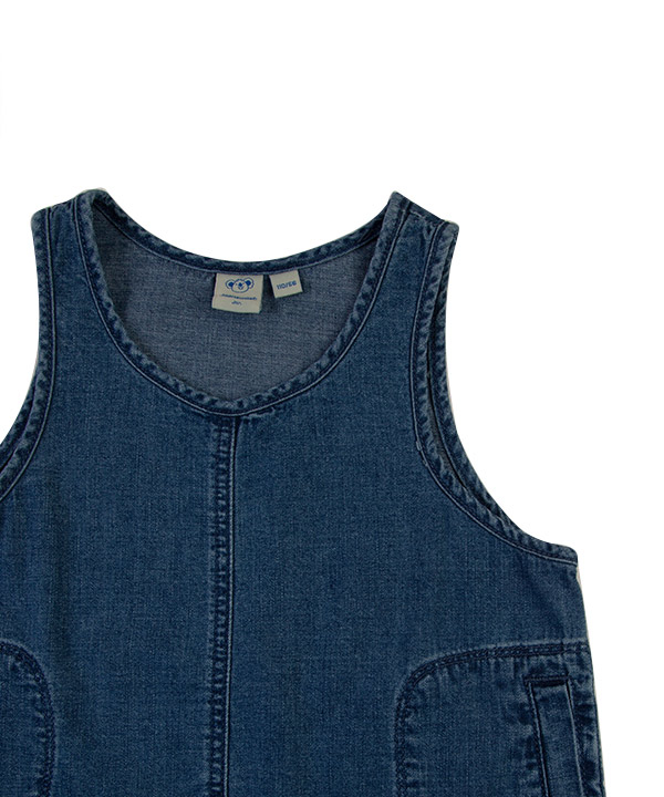 سارافون دخترانه جین آستین حلقه ای جین وست Jeanswest