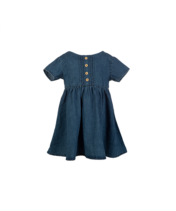 پیراهن جین دخترانه آبی جین وست Jeanswest